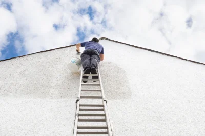 Peinture extérieure à Veauchette — façades et ravalement